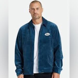 Brixton Jewel Blue Corduroy Men's Jacket XXL